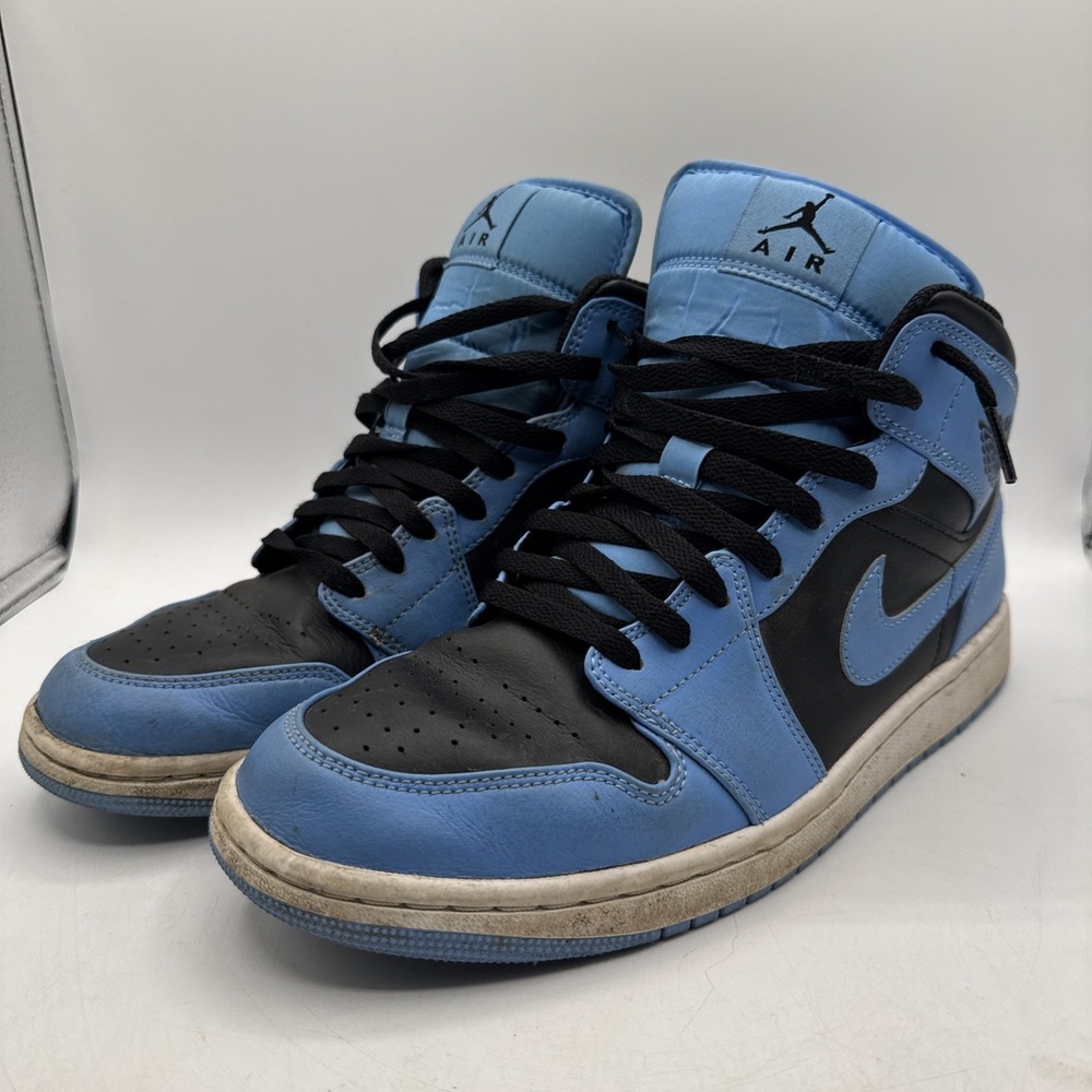 Men's‎ 10 Nike Air Jordan 1 Mid University Blue/Black DQ8426-401